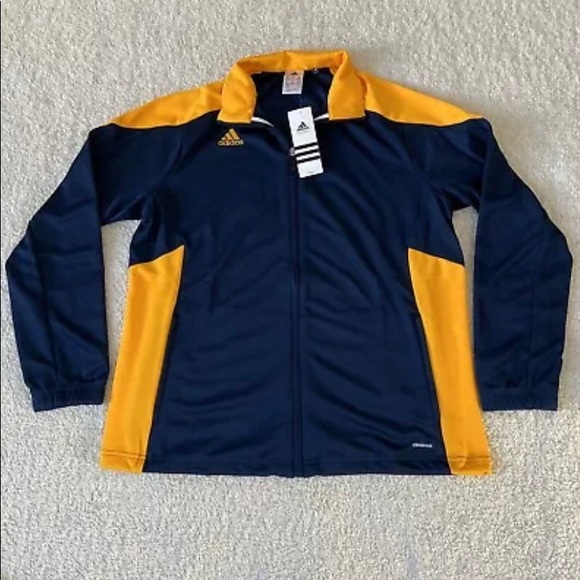 Womens Adidas Athletic Track Jacket Large Tall New - Picture 1 of 8